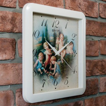 Часы настенные П-А7-327 Ангелы в Омске - omsk.mebel54.com | фото